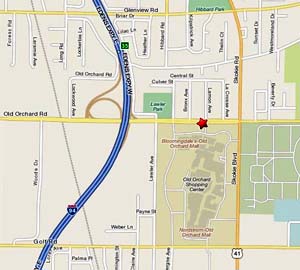 Skokie map